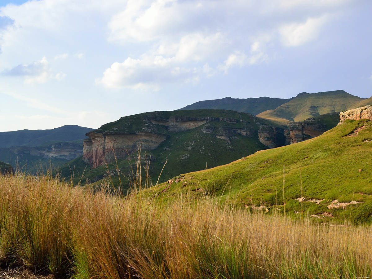 Golden Gate National Park visited on guided South Africa hiking tour