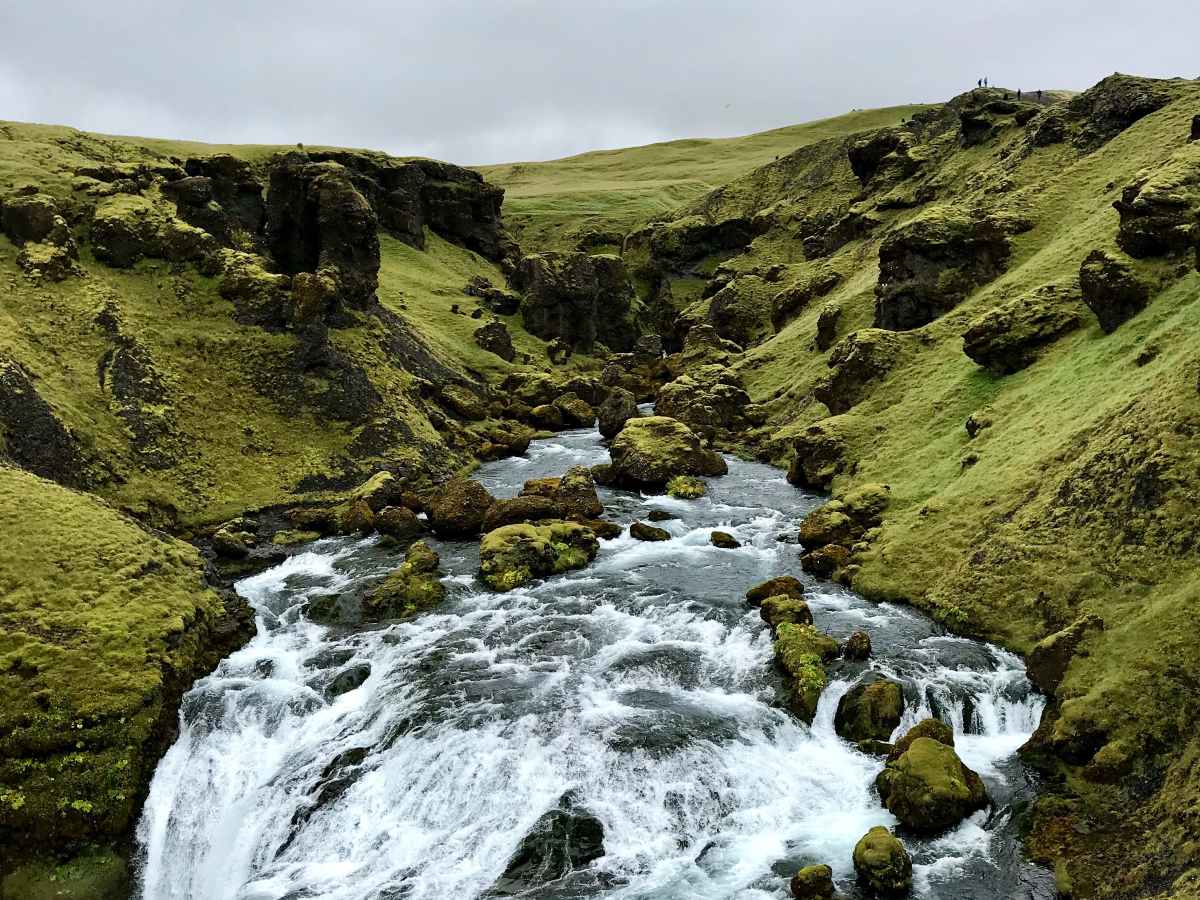 Beautiful waterfalls in Iceland