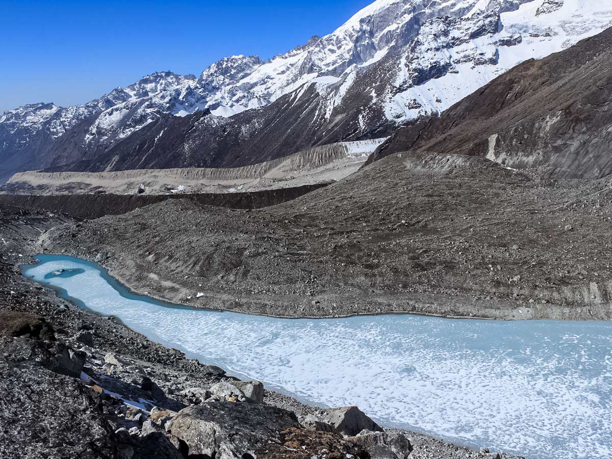 Riverflow Trek along Goecha La hiking trekking tour in India