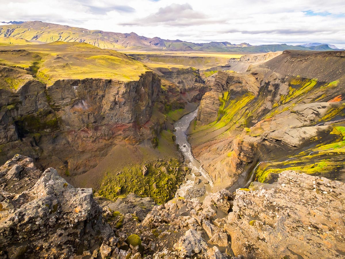 Markarfljót canyon