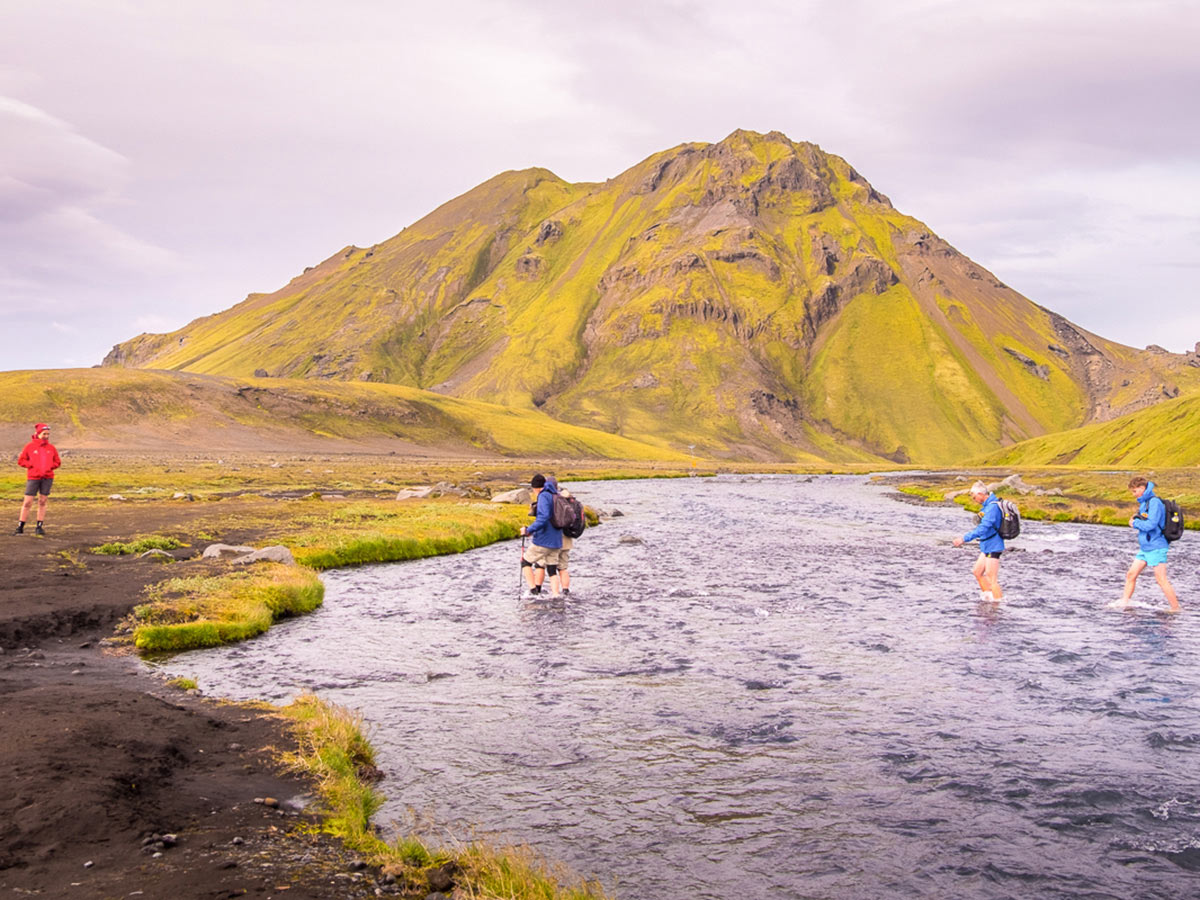 There are a few river crossings