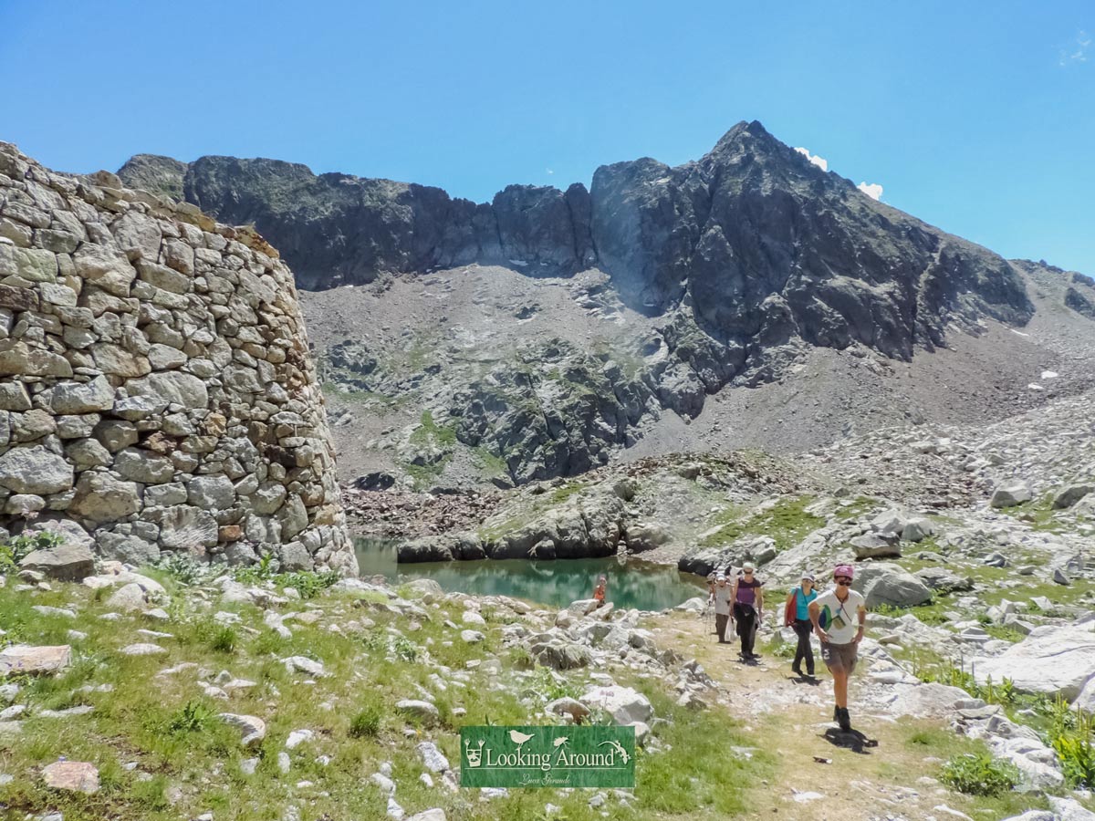 Trekking around beautiful mountains and lakes in France along Kings Path France