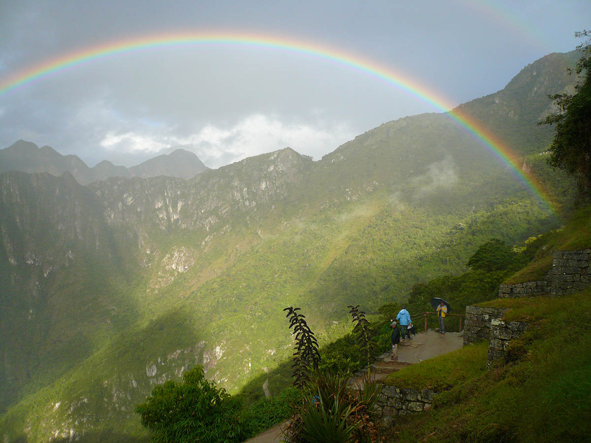 Machu Picchu Rainbow