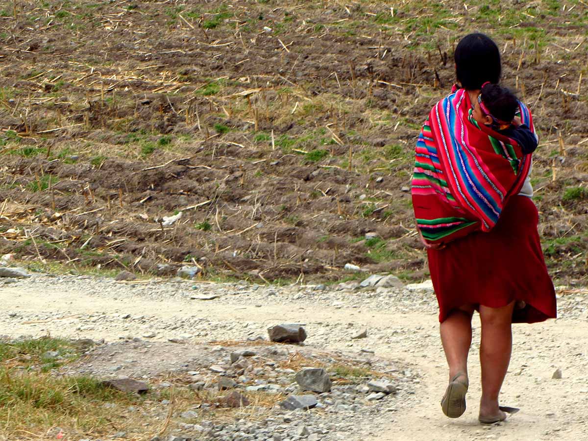 Ollanta lady with child