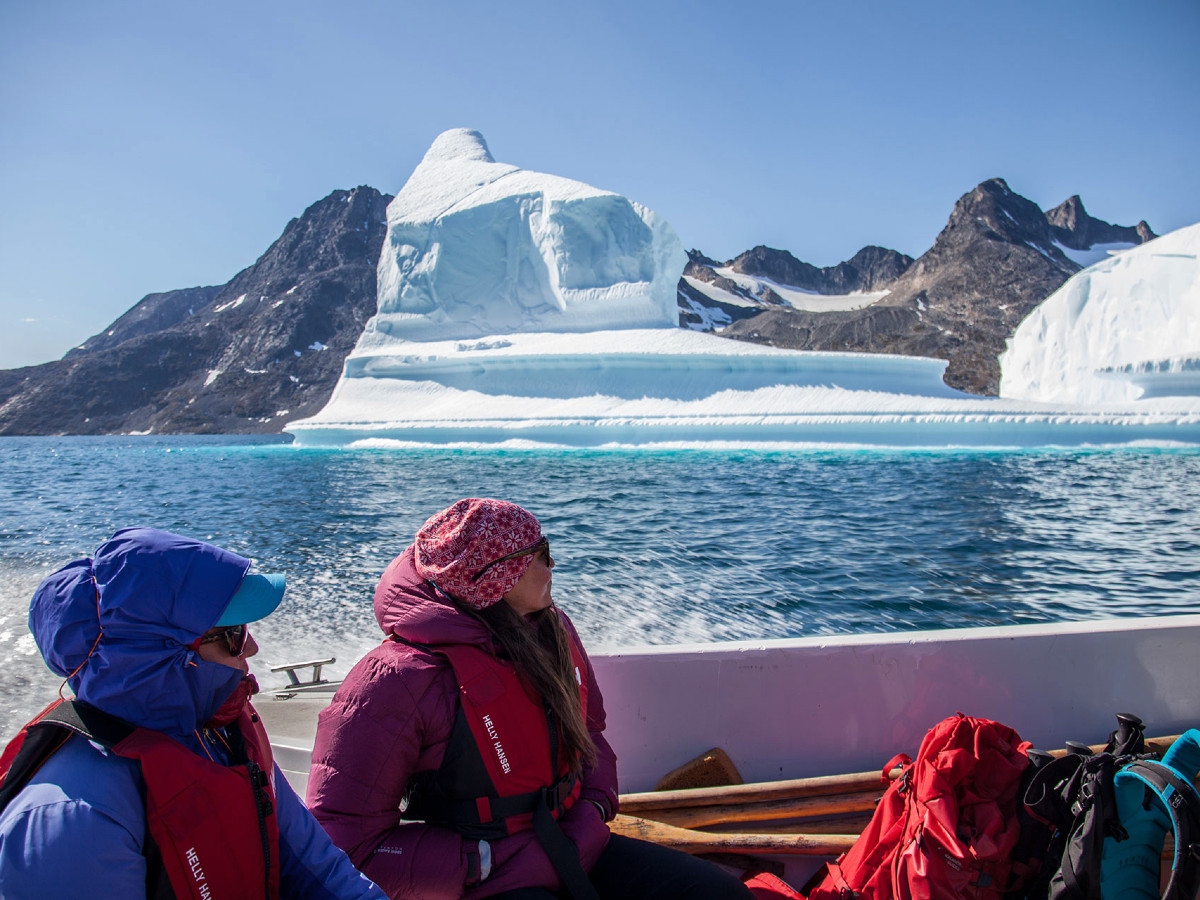 Observing the stunning shores of Greenland