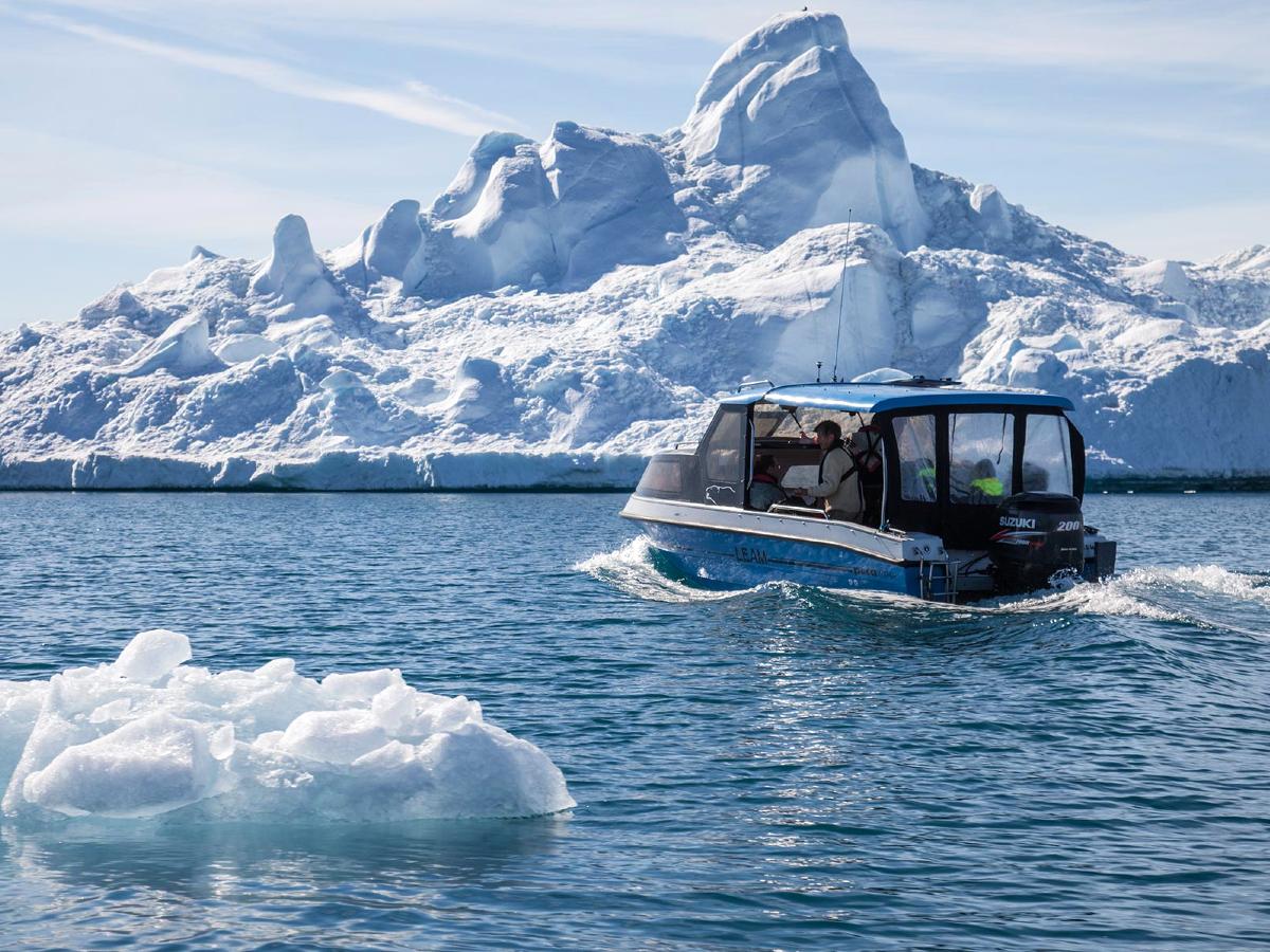 Stunning icy shores of Greenland