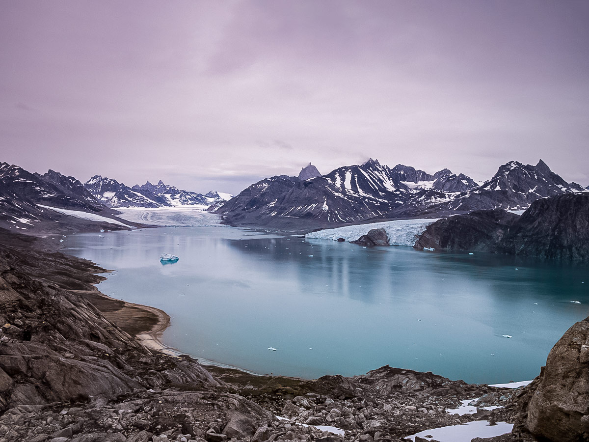 The Karale Fjord with the Karale Glacier at the end