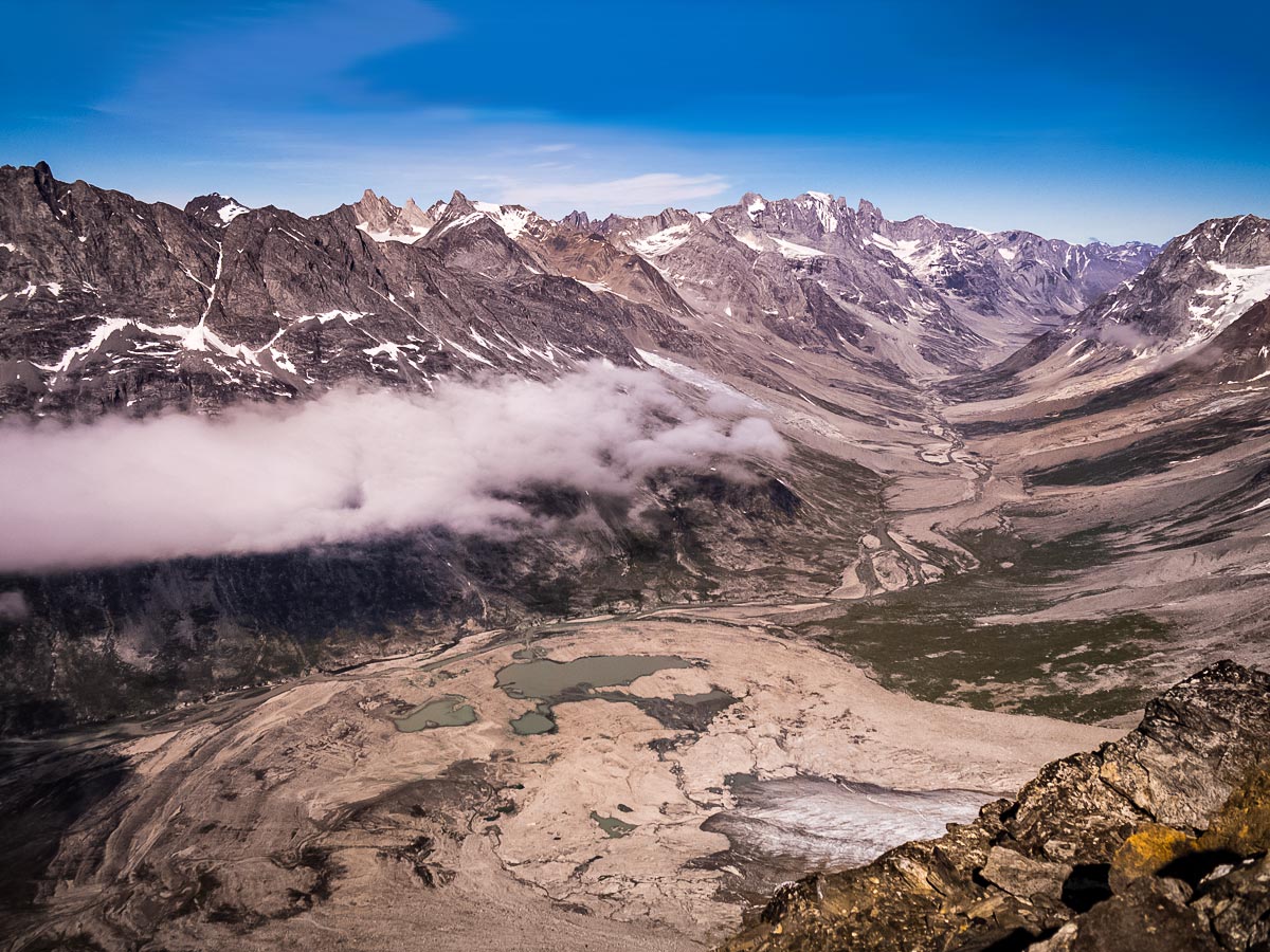 One of the views from the summit near the Tasiilaq Mountain Hut