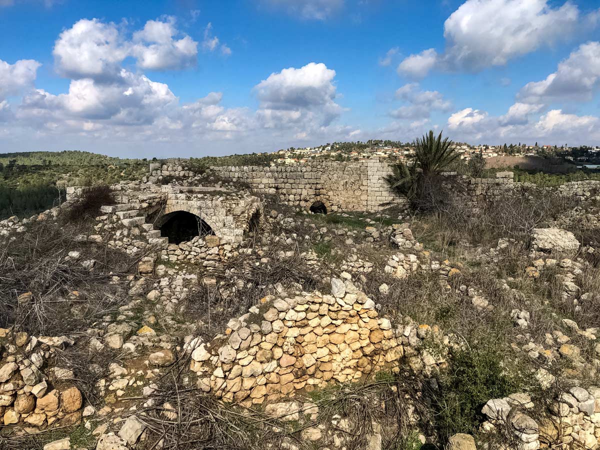 Itav Ruins hiking Beit Guvrin to Jerusalem Israel