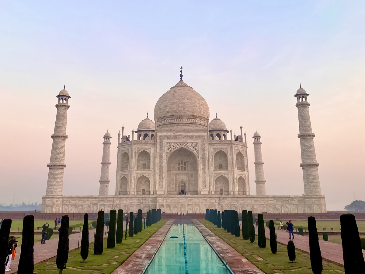 Famous Taj Mahal in arga India