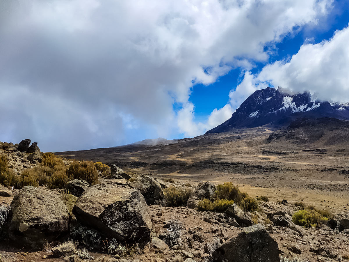 Remote trekking trails hiking Kilimanjaro Tanzania