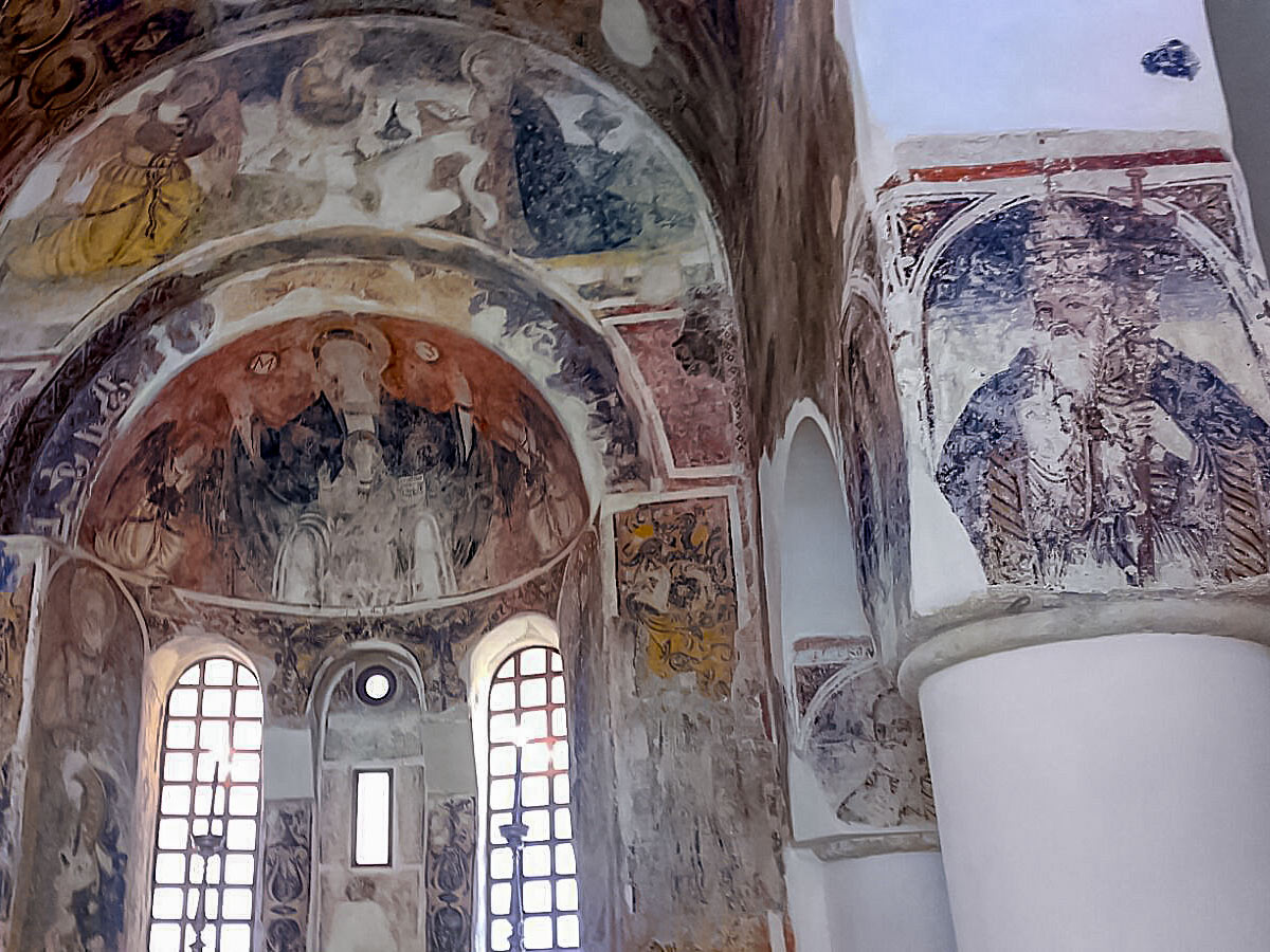 Ancient historic church in Otranto Italy