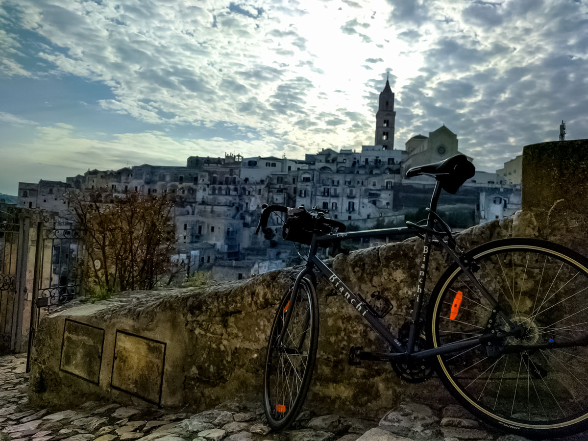 Lupo in Matera cycling bike tour in Italy