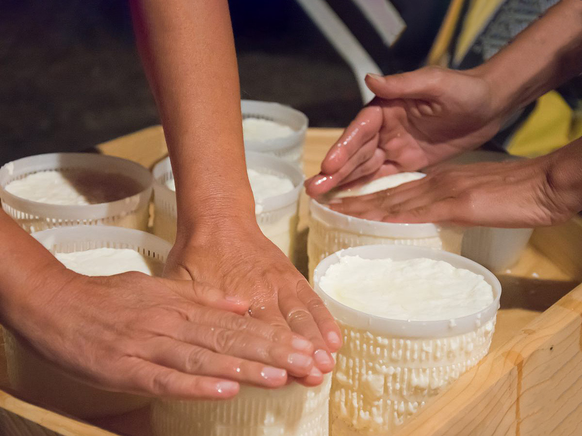 Ricotta making Puglia Matera gourmet walking tour Italy