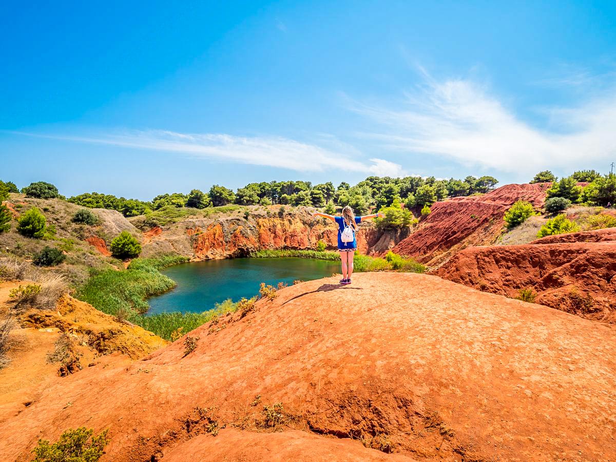 Bauxite quarry otranto exploring Puglia along snorkelling tour Italy