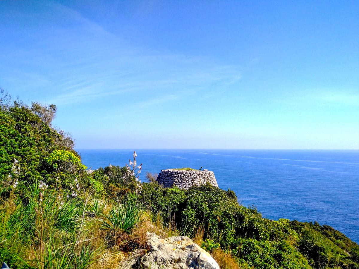Coastal path hiking snorkelling adventure tour Puglia Italy