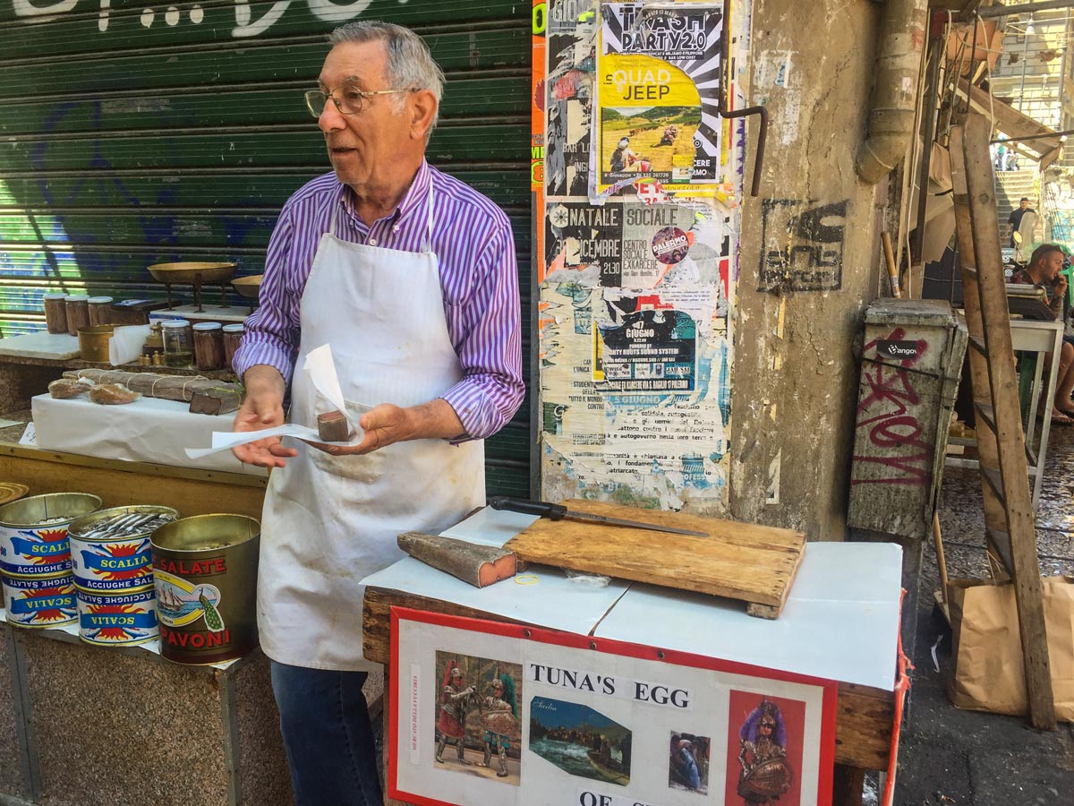 Market Palermo Italian food tasting Palermo Italy