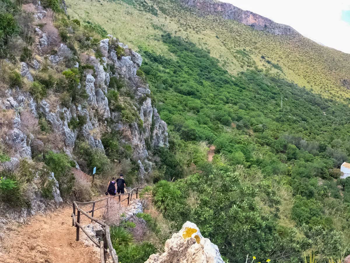 Hiking trail Scopello Western Sicily Walking Holiday Italy