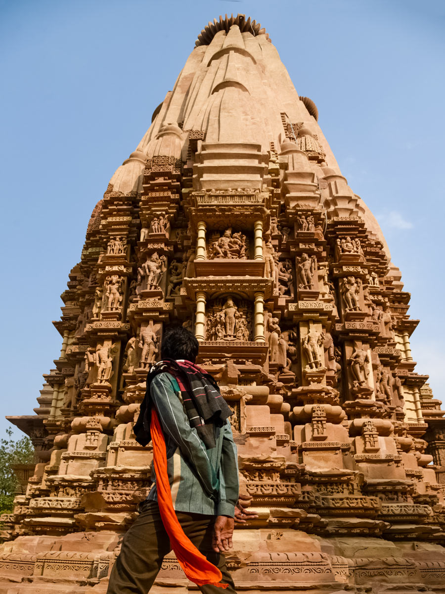 Temple in Khajuraho Madhya Pradesh India