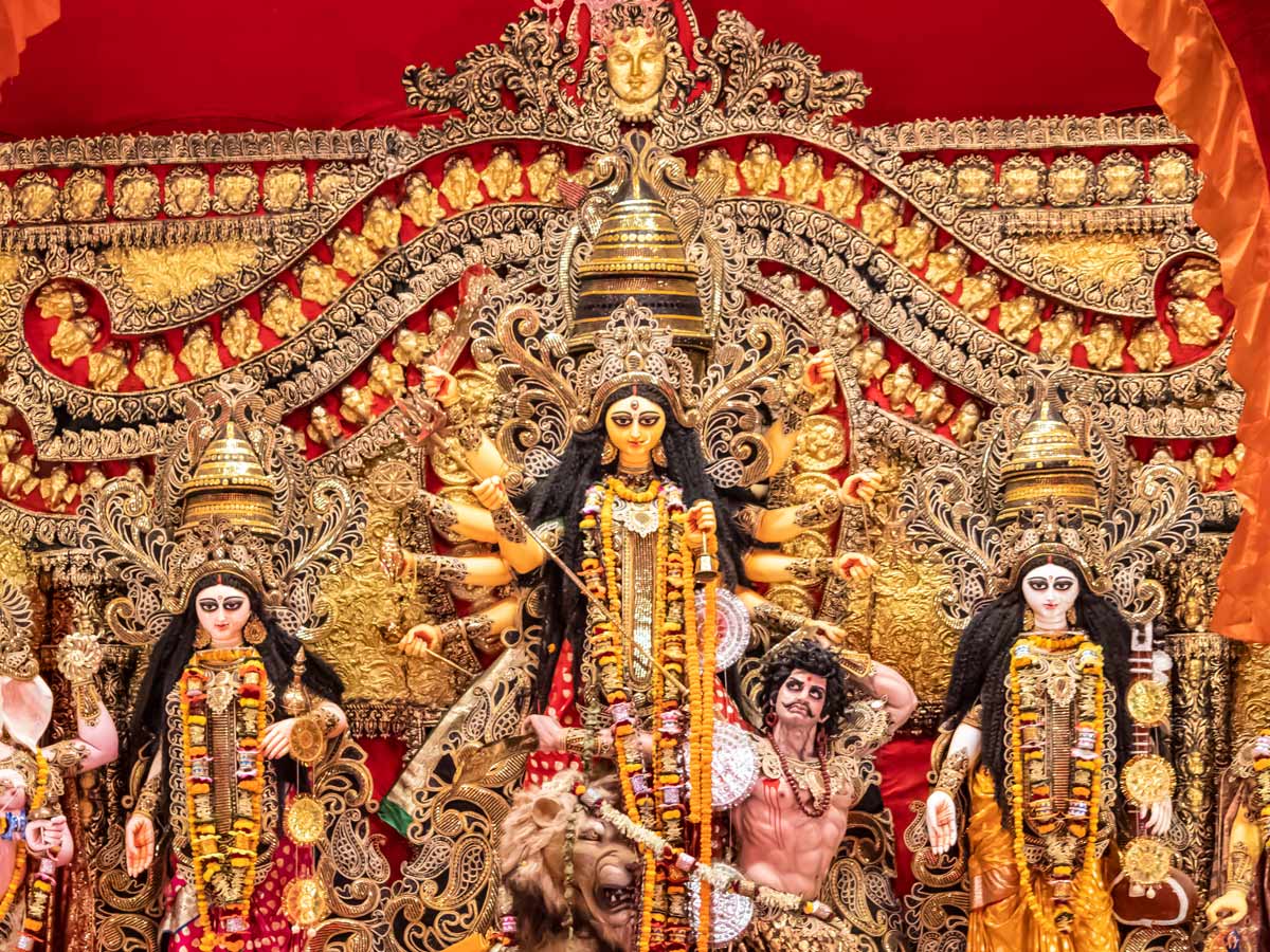 Hindu Gods Kolkata West Bengal exploring the exotic east in India