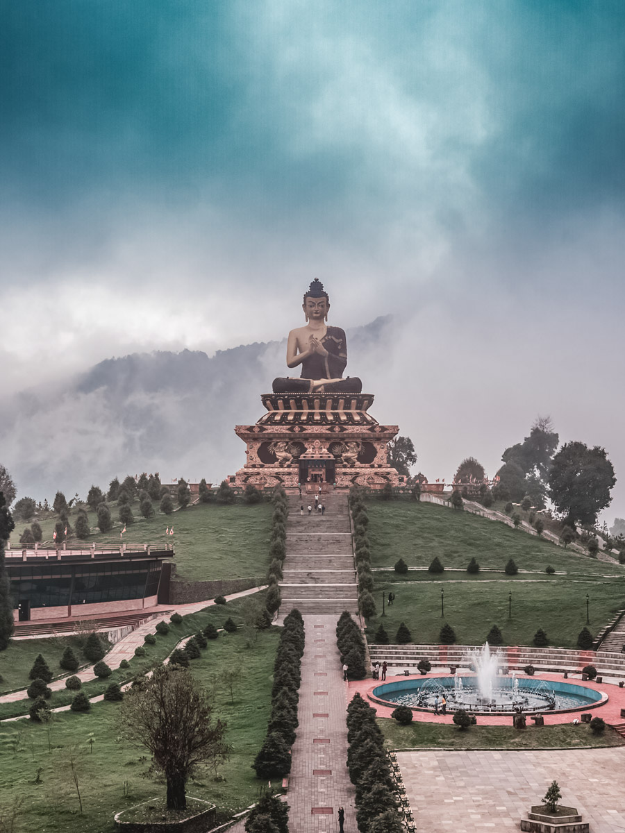 Tathagata Tsal Buddha Park Ravangla Sikkim India exploring the exotic east in India