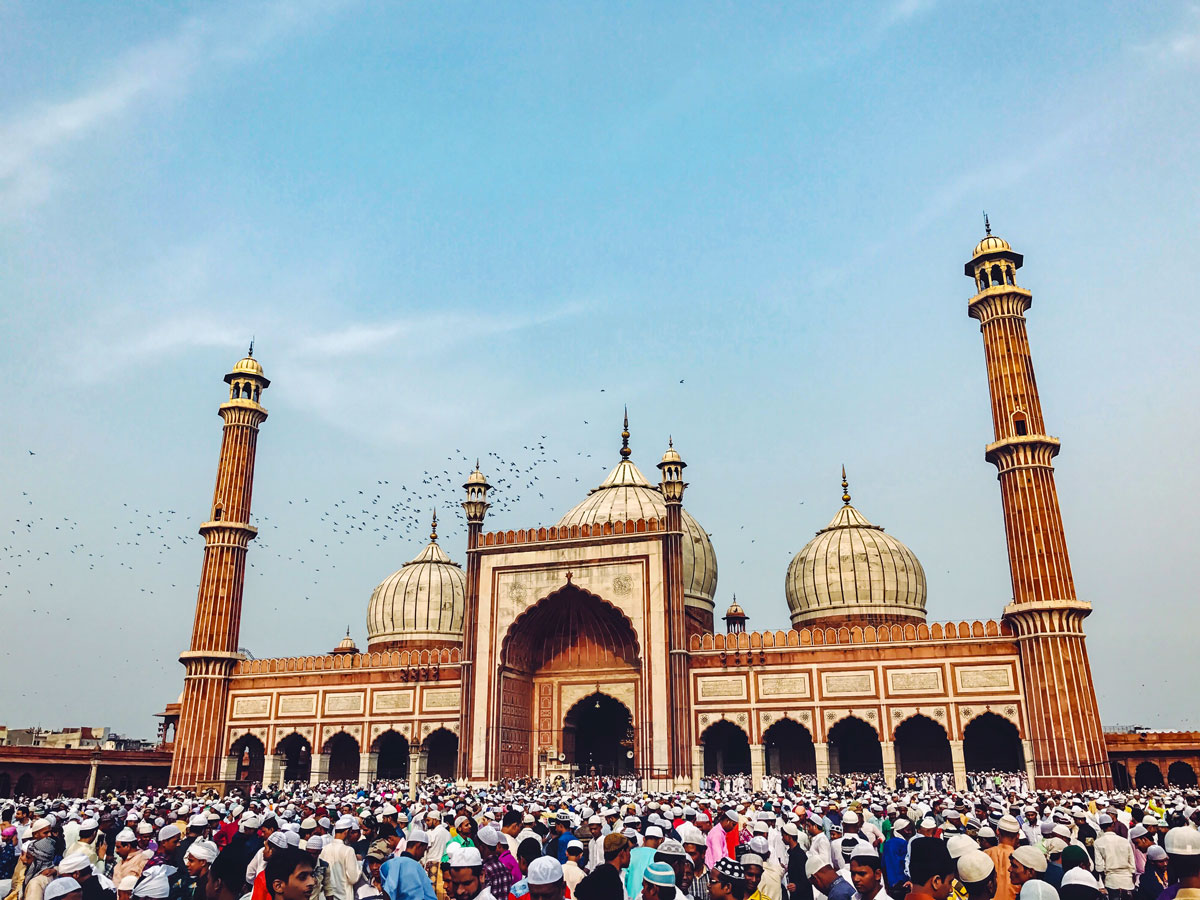 Jama Masjid Delhi exploring forts and palaces India