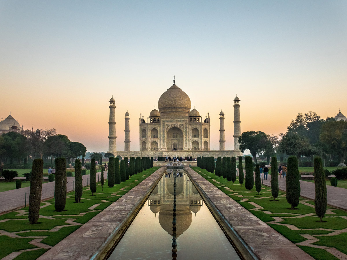 Taj Mahal in Agra Uttar Pradesh India