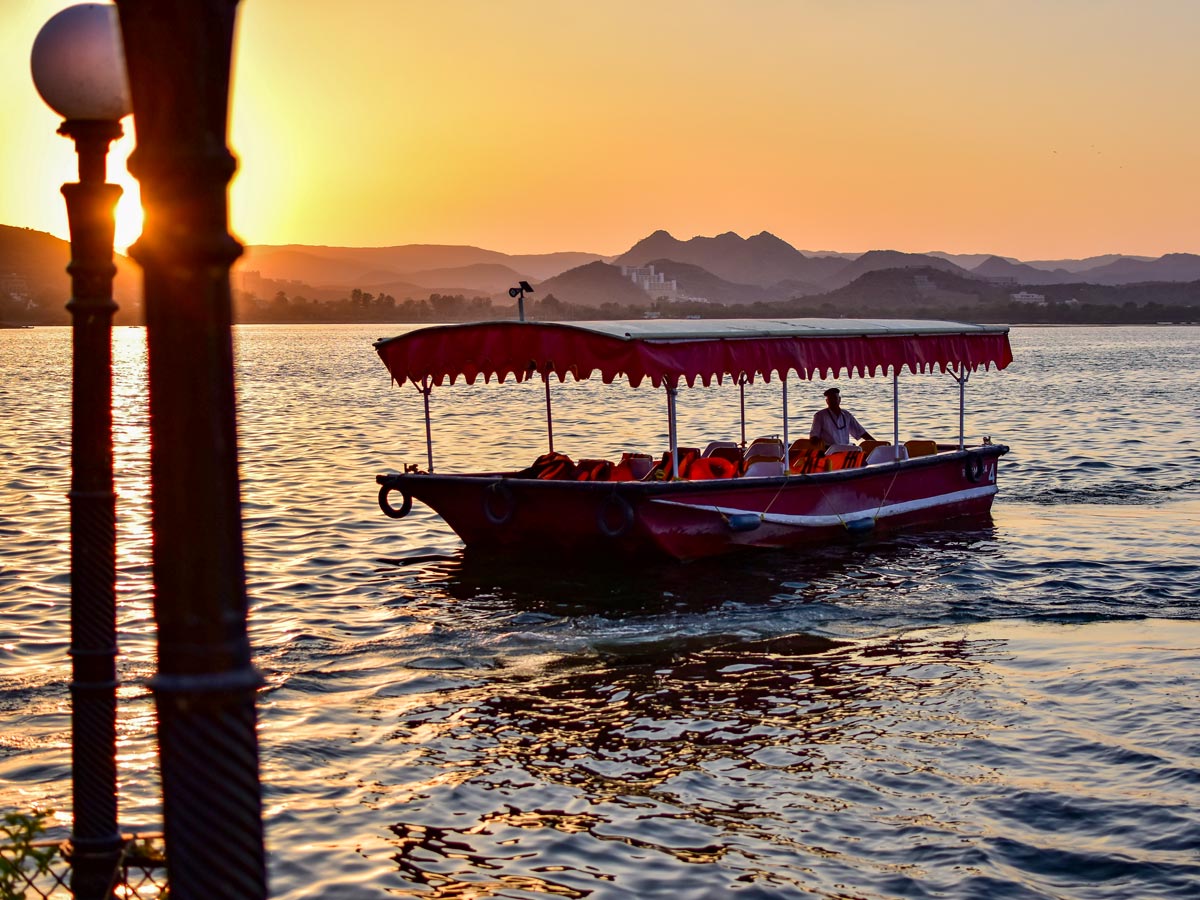 Lake pichola at Udaipur India