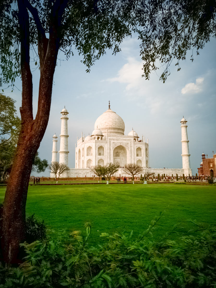 Taj Mahal gardens Agra Uttar Pradesh India Shimla