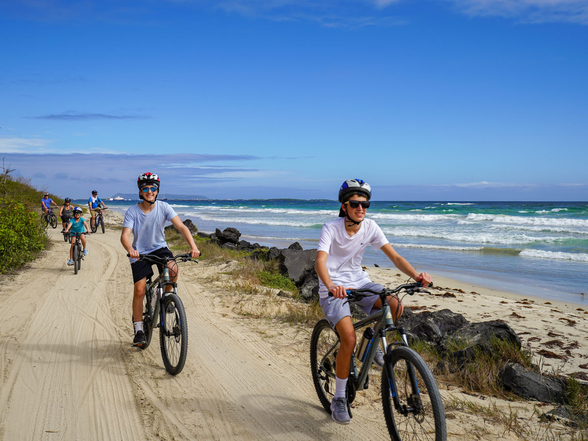 Biking on the Beach