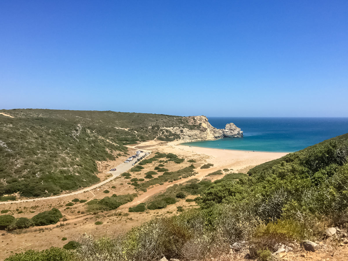 Beautiful Portugal beach ocean views cycling tour