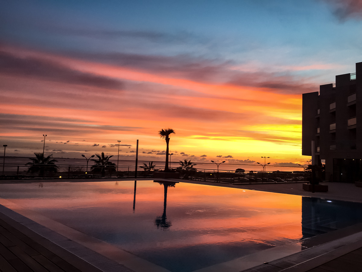 Portugal cycling tour stunning ocean sunset