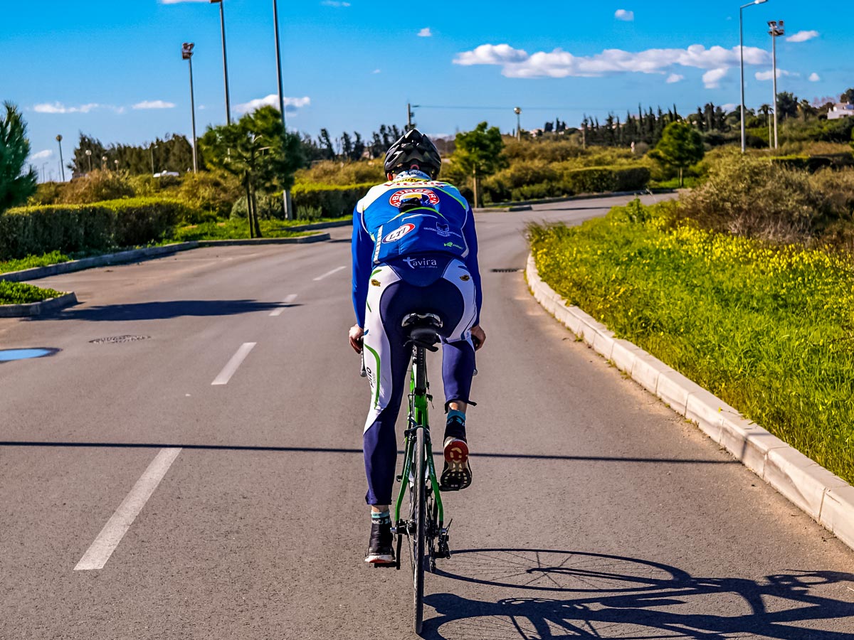 Road biking in Portugal beautiful mediterranean streets