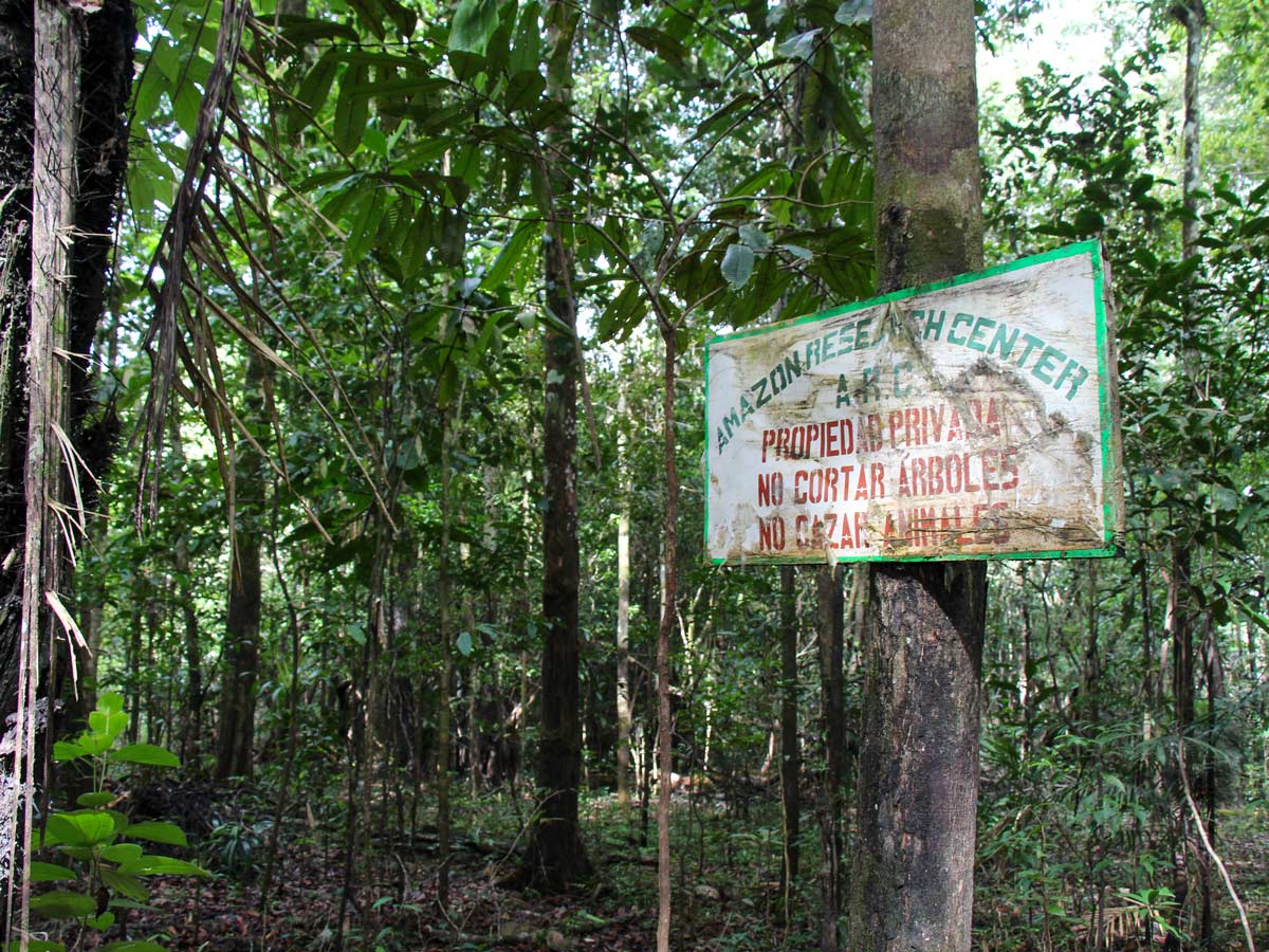 Amazon Research center ecological zone camping expedition Peru