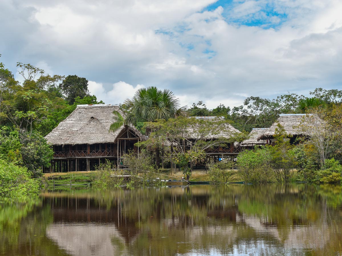 Peruvian Amazonia beautiful river resort fishing expedition Peru