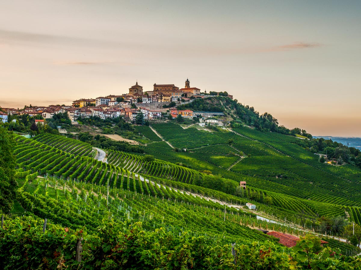 Beautiful hill top village history vineyards family tour Italy