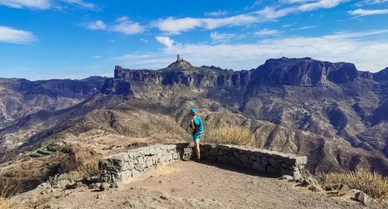 Bentayga hiking Spain lookout rocky mountain peaks