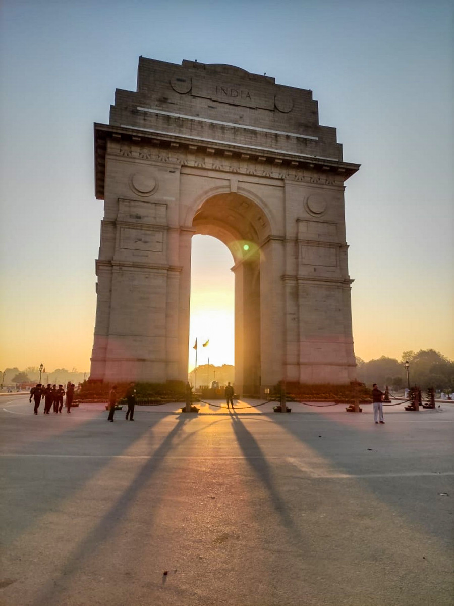 Gate of india in new delhi
