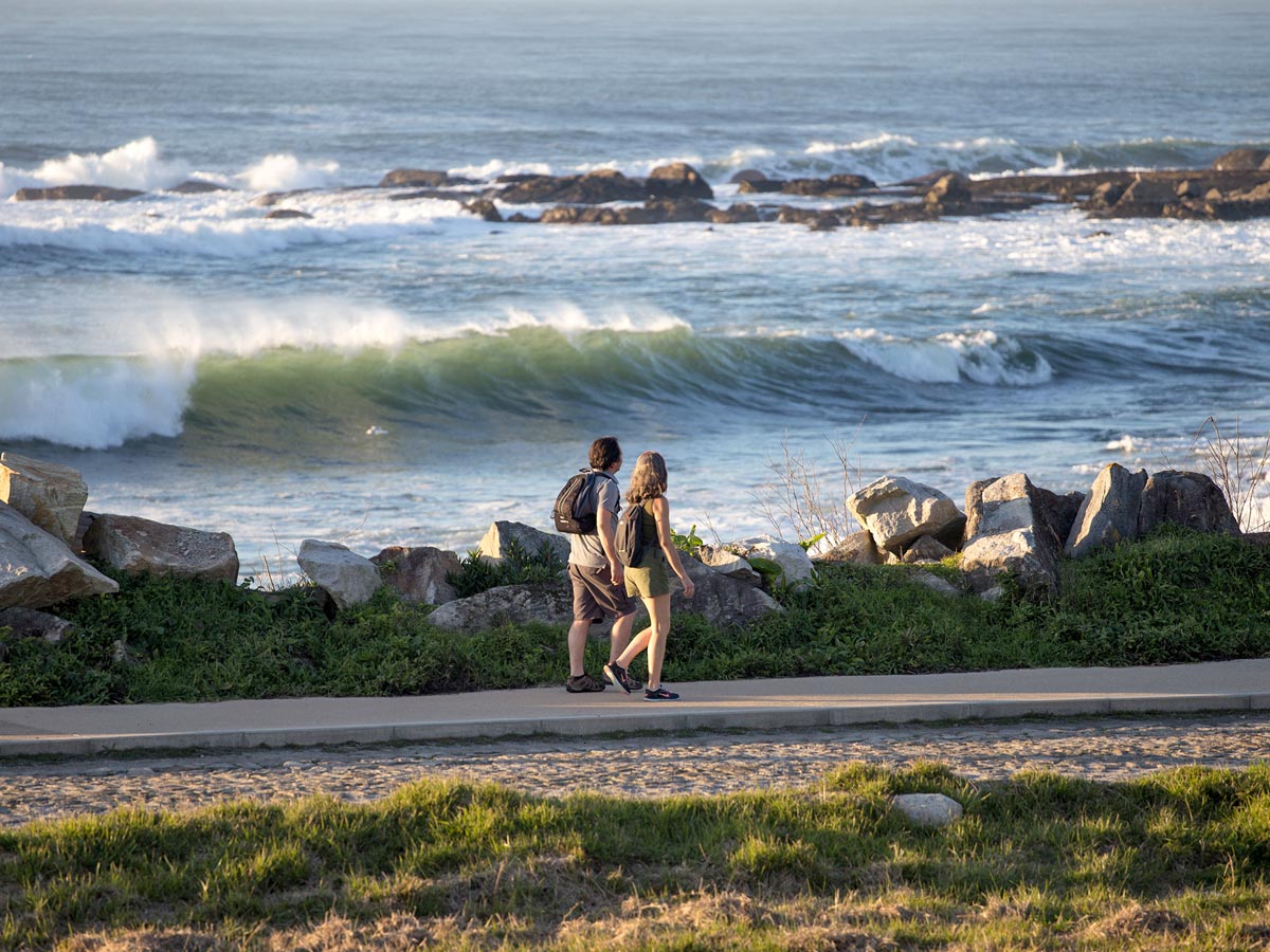 Strolling by the ocean beach adventure tour Portugal Atlantic coast