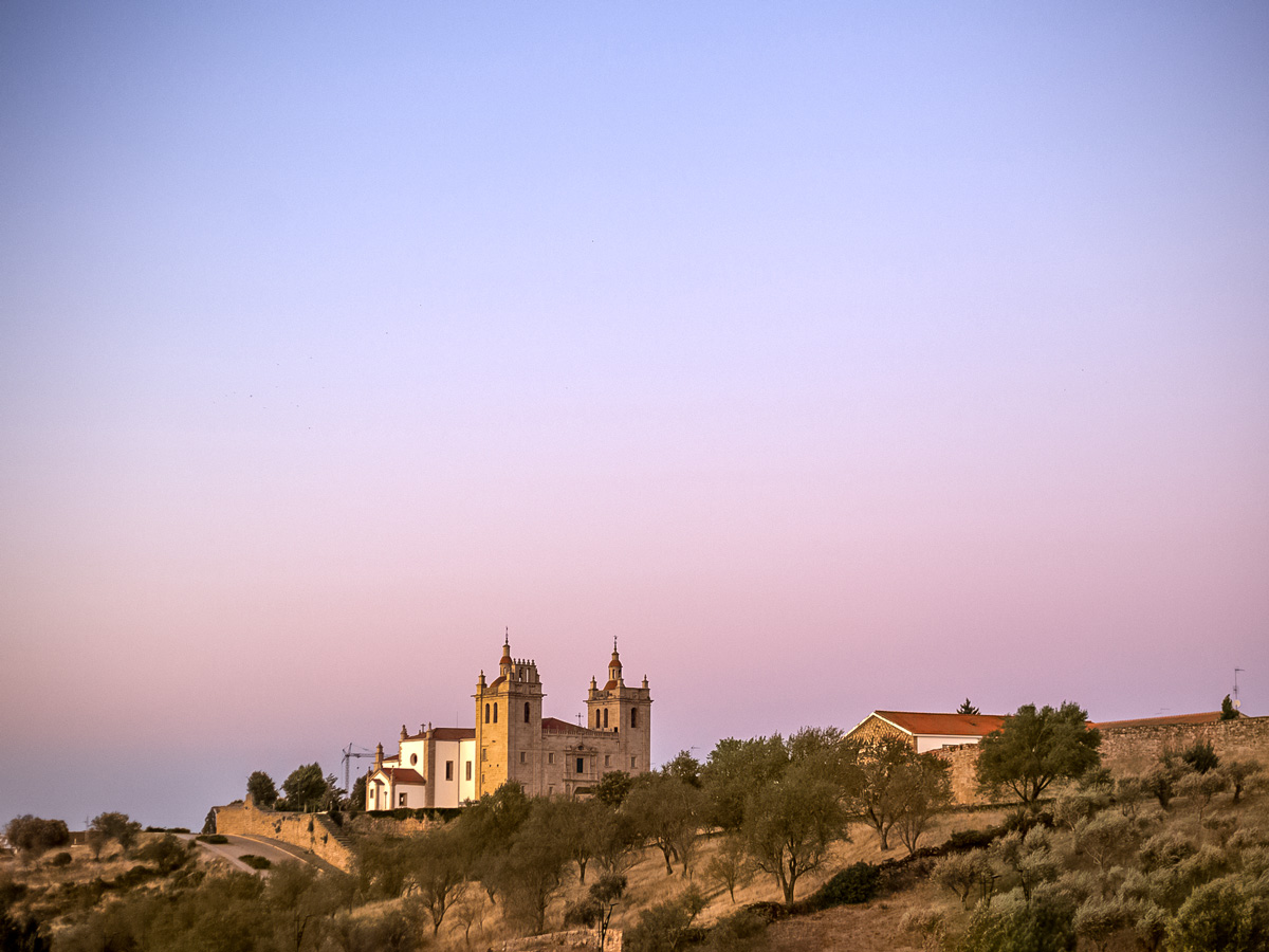 Church estate at sunset Douro National Park adventure tour Portugal