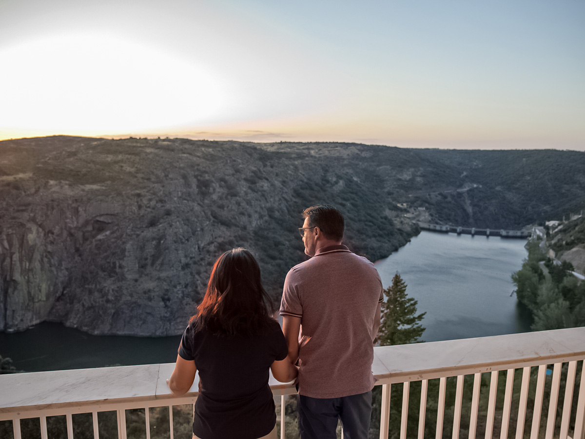 Dam viewpoint sunset Douro National Park adventure tour Portugal