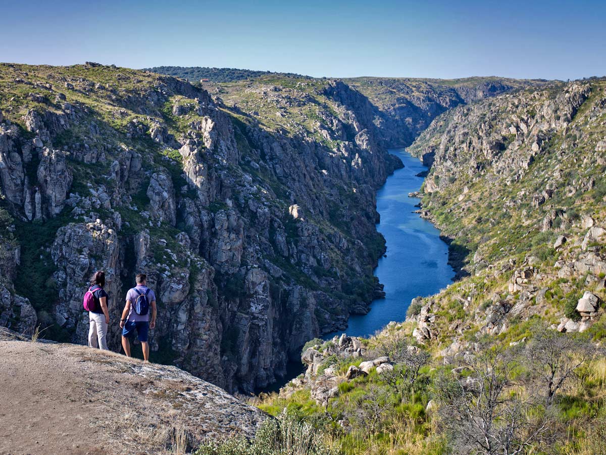 Hiking river gorge Douro National Park adventure tour Portugal