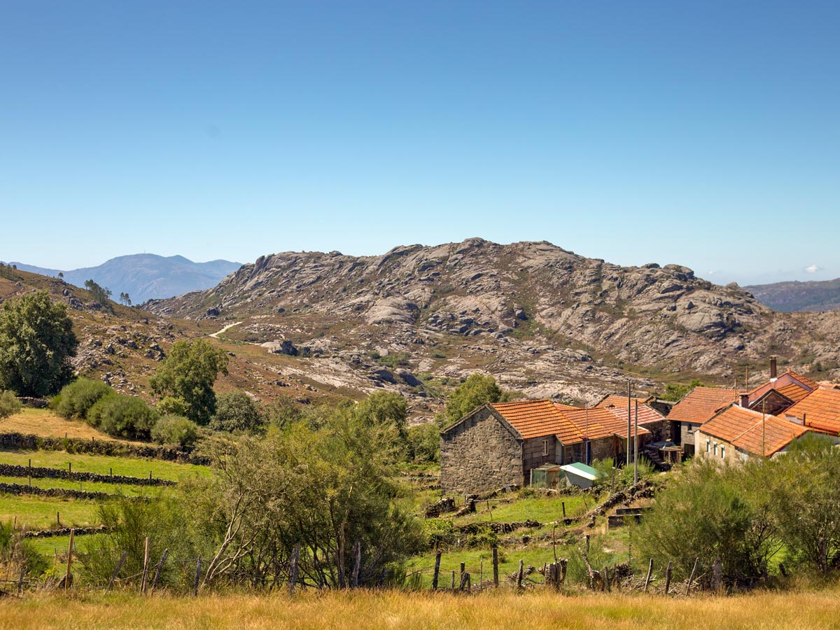 Countryside farmhouses Peneda Geres Hiking adventure tour Portugal