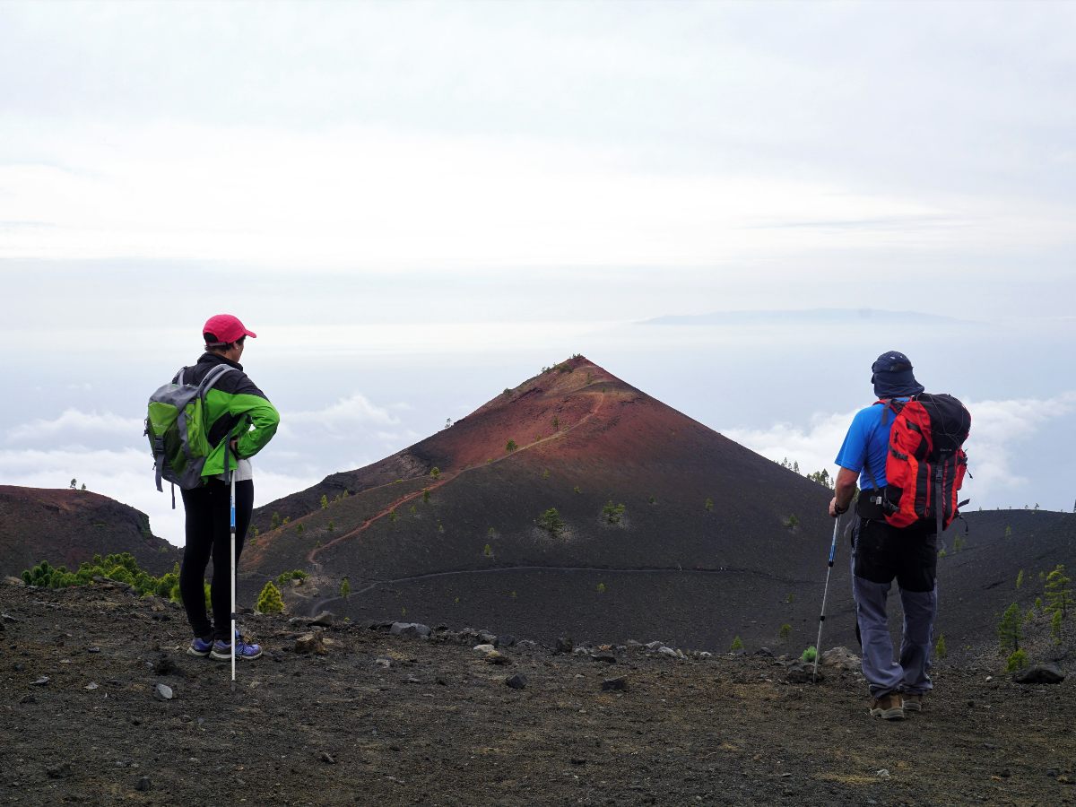 Volcanic landscape in La Palma (Spain)