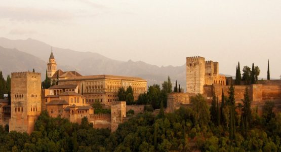 Alhambra Palace seen in Granada