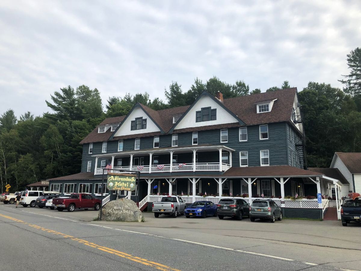 Hotel along the biking route in New York State