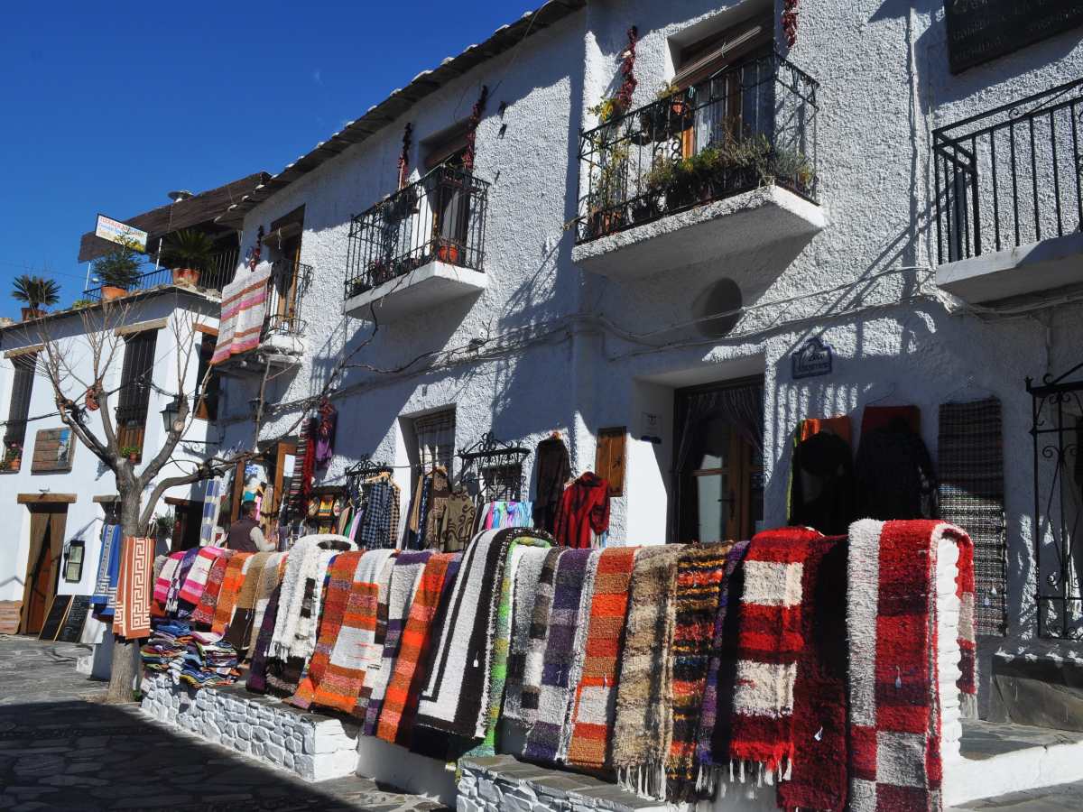 Colorful Alpujarras streets