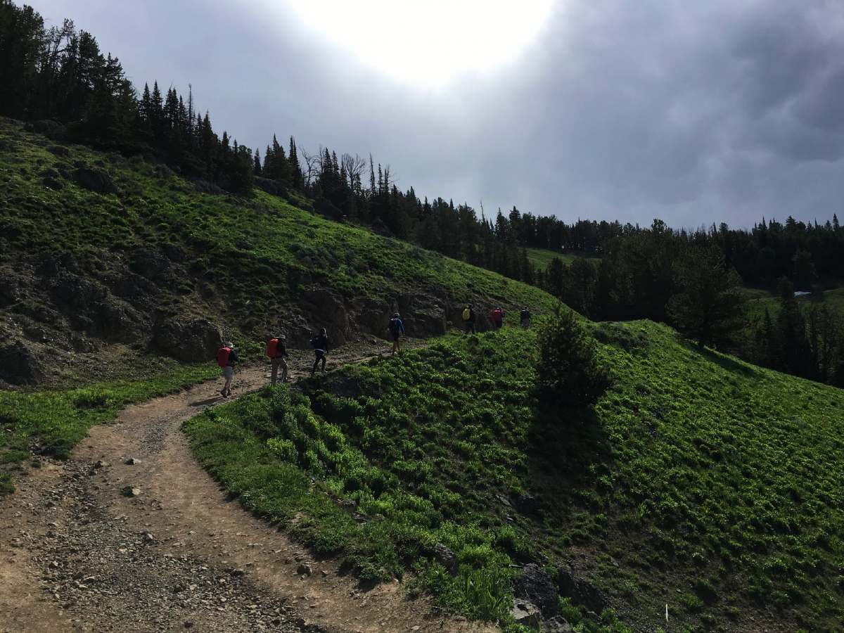 Hiking in Yellowstone