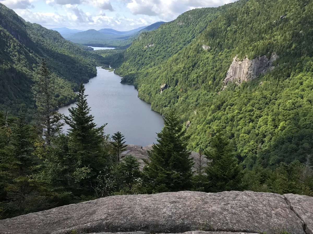 Beautiful views seen on guided biking tour in Adirondack Mountains