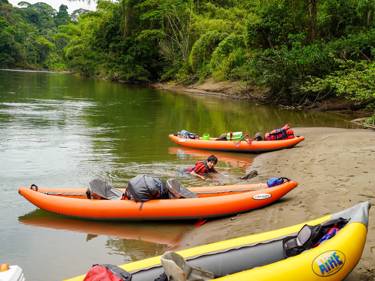 Inflatable kayak boats